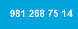 981 268 75 14